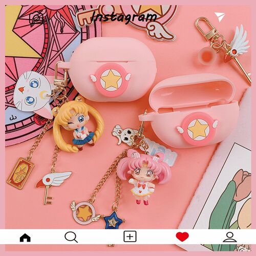 Cartoon Sailor Moon Case For HUAWEI FreeBuds Pro Wireless B