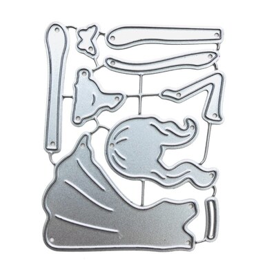 Summer Girl Metal Cutting Dies Stencil Scrapbooking DIY Albu