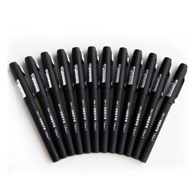 1 Pcs 1.0 Mm Black Professional Sign Rollerball Pen Gel Ink