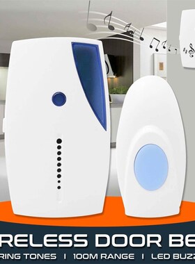 45# 2020 NEW Wireless Door Bell 36 CHIME Home Cordless Porta