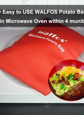 1 pcs Microwave Baking Potatoes Bag Easy To Cook Steam Pocke