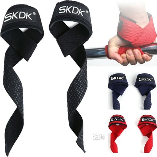 Padded Weight Lifting Training Gloves Wrap Gym Straps Hand B
