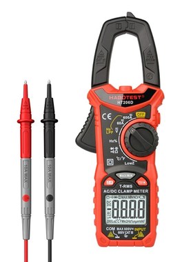 HT206D AC DC 600V 600A Ohm Hz Temperature Digital Clamp Mete