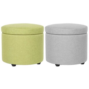 Storage Stool Multifunctional Round Storage Stool With Foots