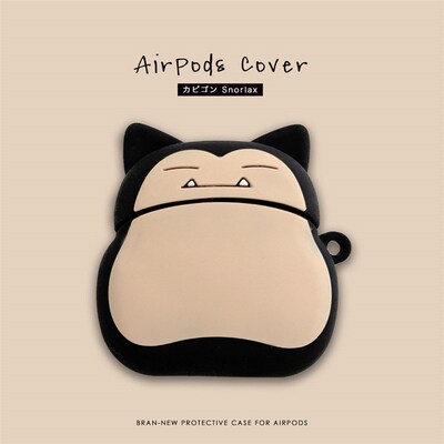 Cartoon Snorlax Kabigon Cute Bear Headphone Cases for Apple