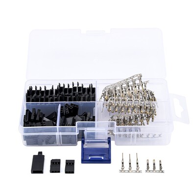 30 Sets Servo Plug Male Female Connector  Crimp Pin Kit wit