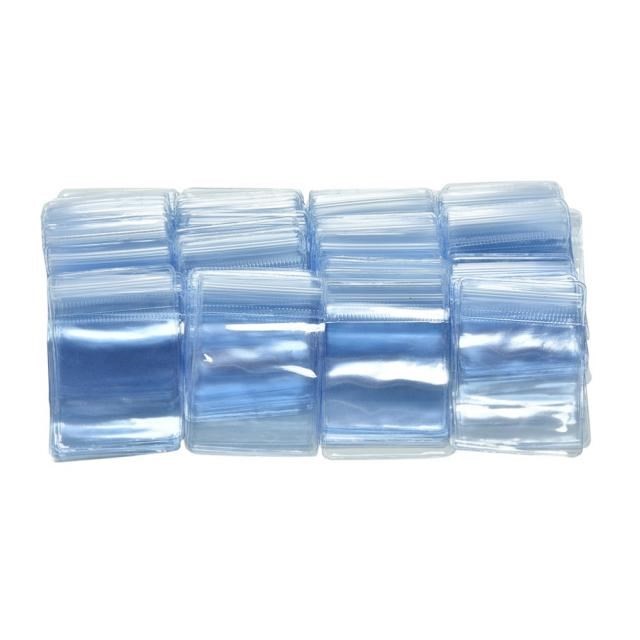 2017 New 100Pcs 70 x 50 mm Clear PVC Plastic Coin Bag Case W