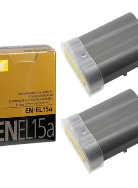 2× 1900mAh EN EL15a ENEL15a Camera Battery For Nikon D850 D