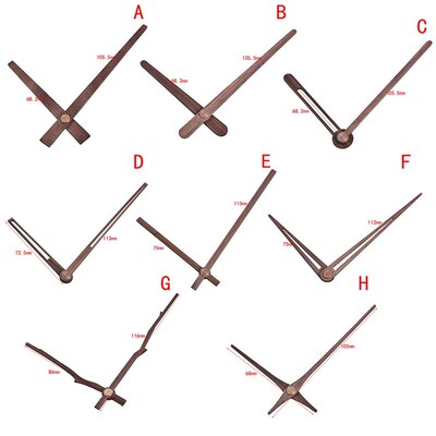 1PC DIY Wooden Pointers Wall Clock Hands 12 inch Clock Needl