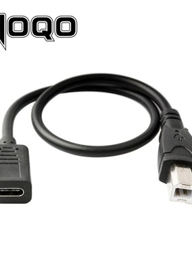 USB C Female to USB B Male Pinter Cable USB 3.1 Type C Male