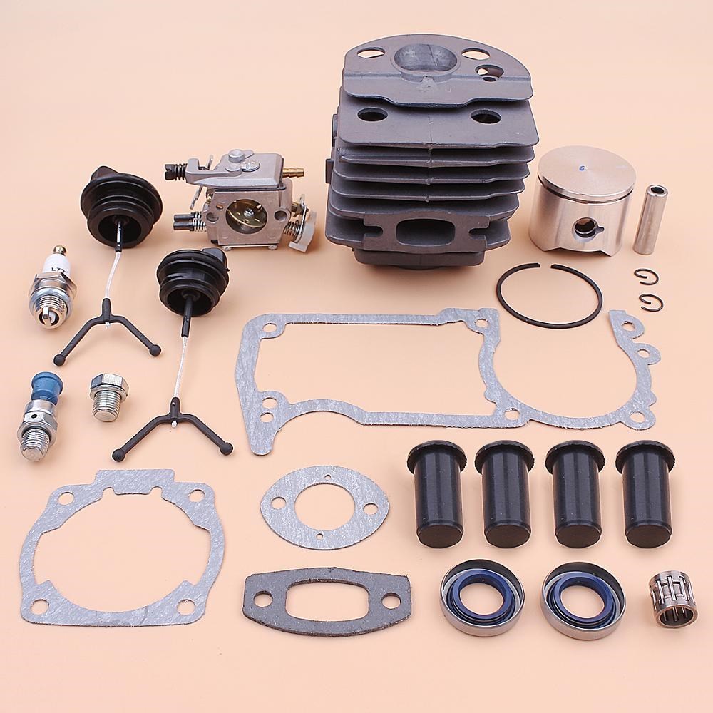 45MM NIKASIL Cylinder Piston Carburetor AV Buffer Fuel Oil C