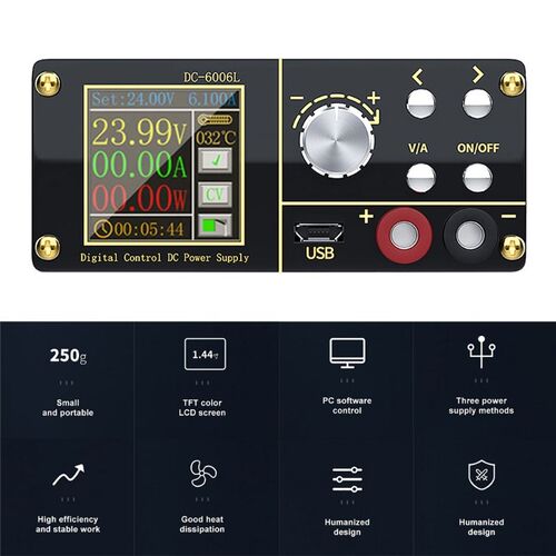 DC Digital Adjustable CC CV Power Supply Programmable Step-d
