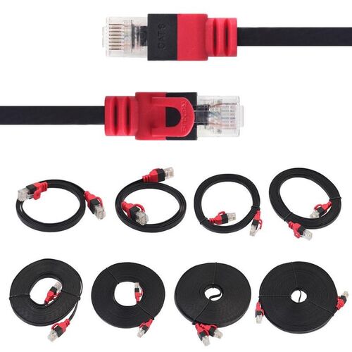 10m/15m Ethernet Cable Flat Design Cat6 Network Lan Cable R