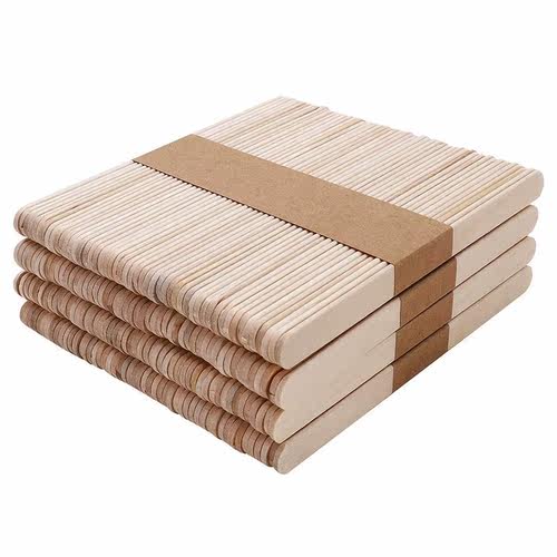 500PCS Small Wooden Board Oral Tongue Depressor DIY Craft St