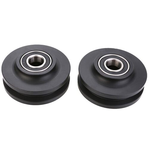 2PCS double bearing barn door pulley American sliding door p