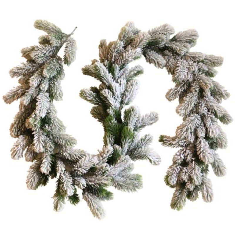 seasonal artificial christmas garland pine cypress greenery
