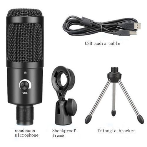 USB Microphone Condenser Recording Microphone Recording for