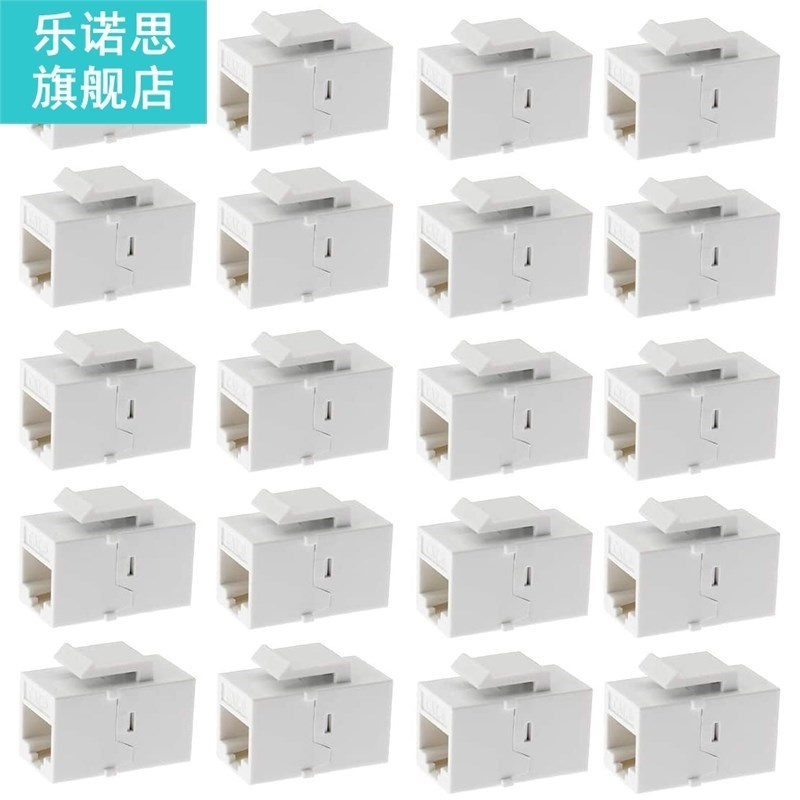 Ethernet Keystone Coupler, 20Pack Cat6 RJ45 Keystone Jack In