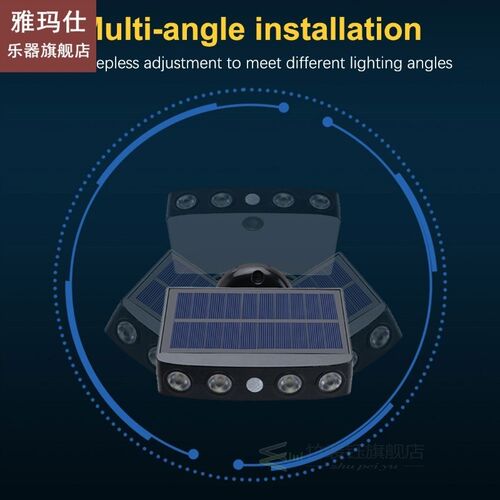 LED Solor Light Powerful Outdoor Wall Motion Sensor  Solar L
