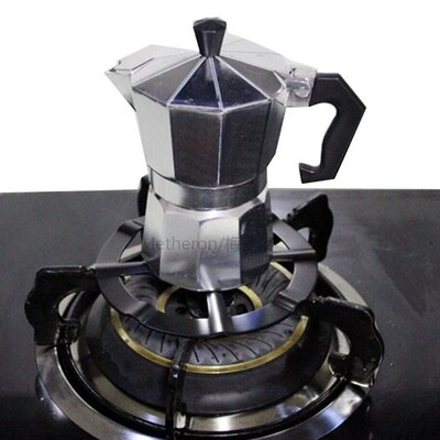 Portable Stovetop Coffee Maker Shelf Simmer Ring Safe Kitche