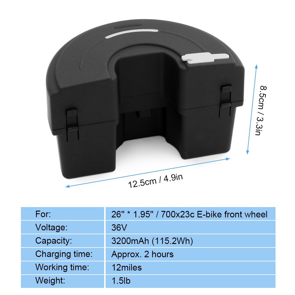 Ebike Battery Electric Bicycle Conversion Part 36V 3200mAh E