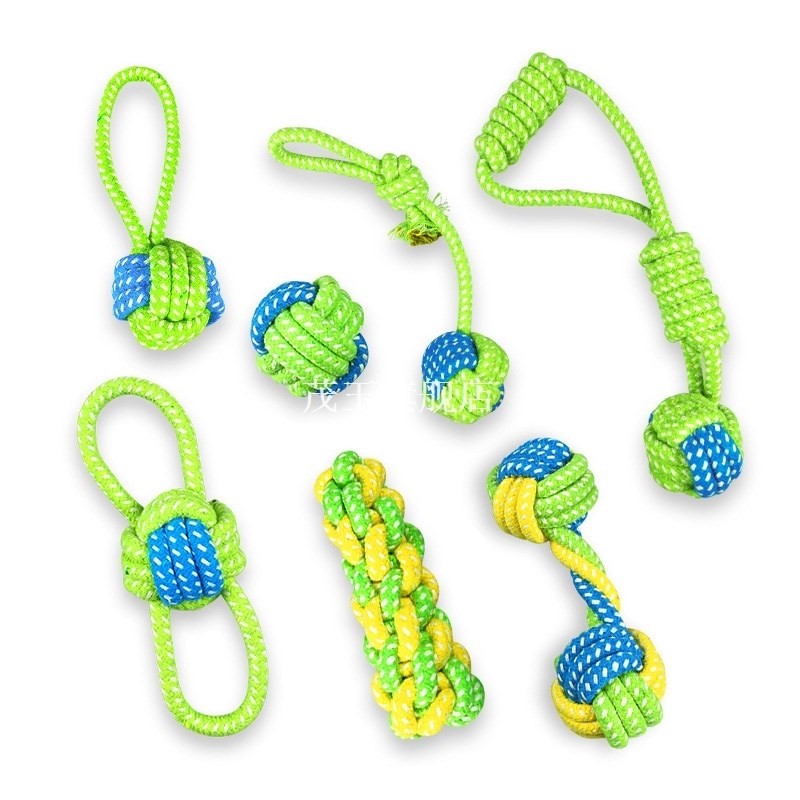 New Cotton Dog Rope Toy Knot Puppy Chew Teething Toys Teeth