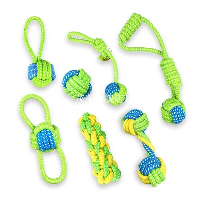 New Cotton Dog Rope Toy Knot Puppy Chew Teething Toys Teeth