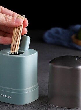 Push Pop-up Automatic Toothpick Holder, Nordic Home Portable