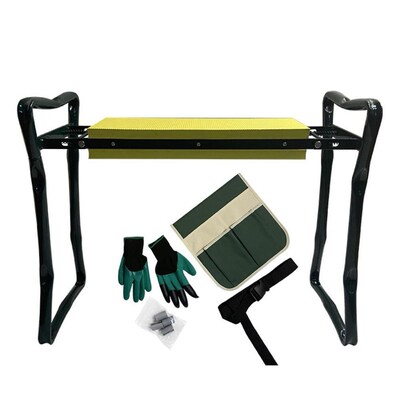 Folding Garden Kneeler And Seat With Handles Stainless Steel