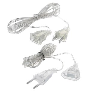 Power Extension Cable Plug Extender Wire 适用于 LED String L