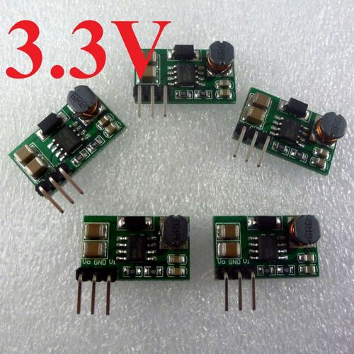 5pcs DD0606SA_3V3 1-3.3 to 3.3V DC DC Step up Boost Board  P