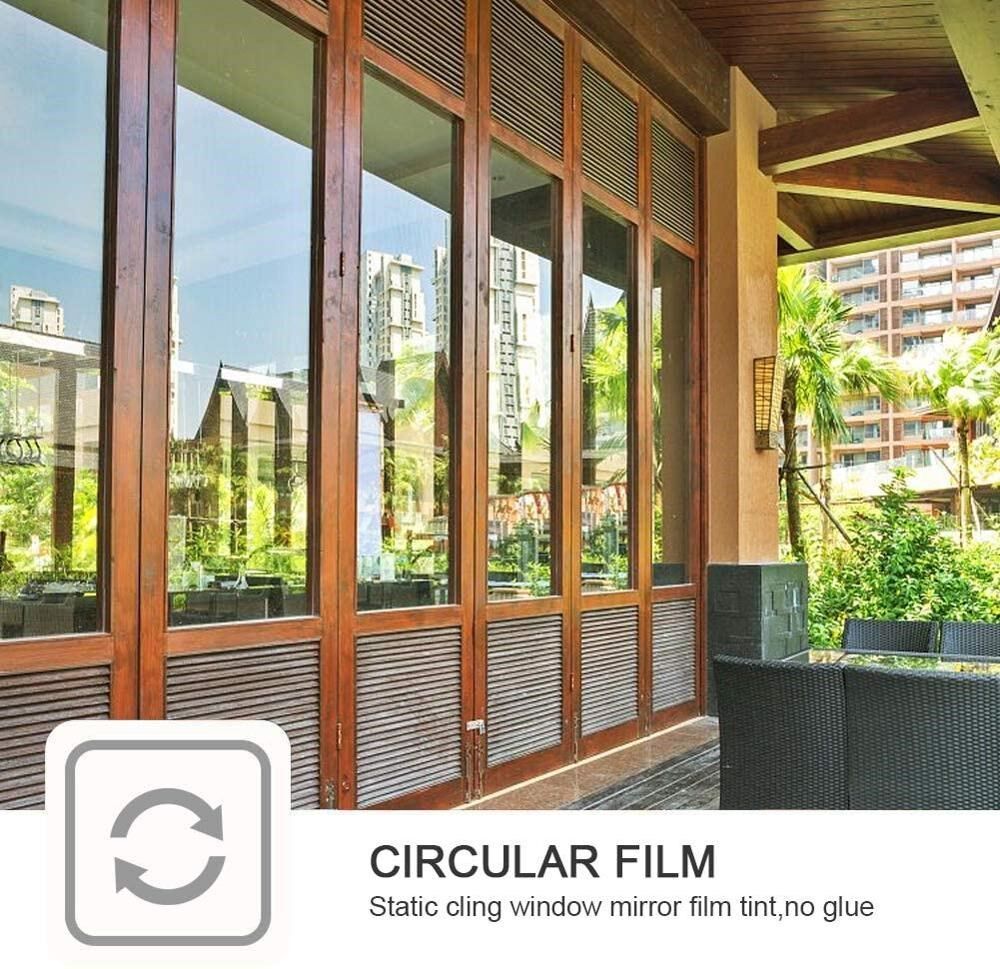 One Way Mirror Window Film, Heat Control Anti UV Glass Tint