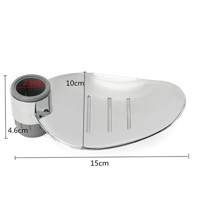 Soap Dish Box Soap Holder 22-25mm ABS Plastic Rail Soap Pall