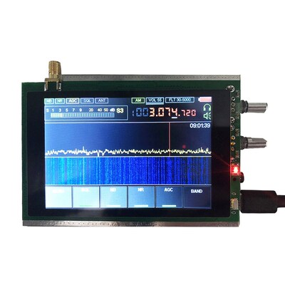50KHz-200MHz Malachite SDR Radio Malahit DSP 3.5 Inch Touchi