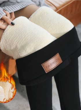 Women Leggings Winter Thick Velvet Cashmere High Waist Pants