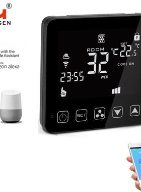 Smart Home WiFi Thermostat for Ventilation System Fan Coil U