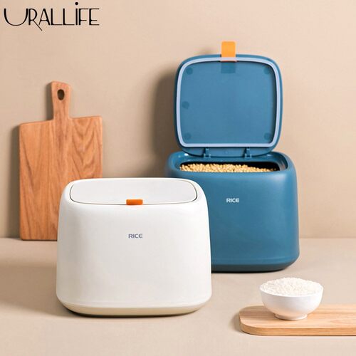 Household Rice Bucket Thicken Large Capacity Rice Storage Ca