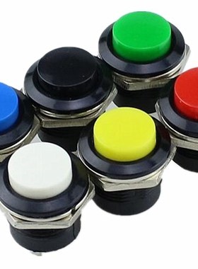 R13-507  5Pcs Momentary Button Switch Installing Hole 16mm