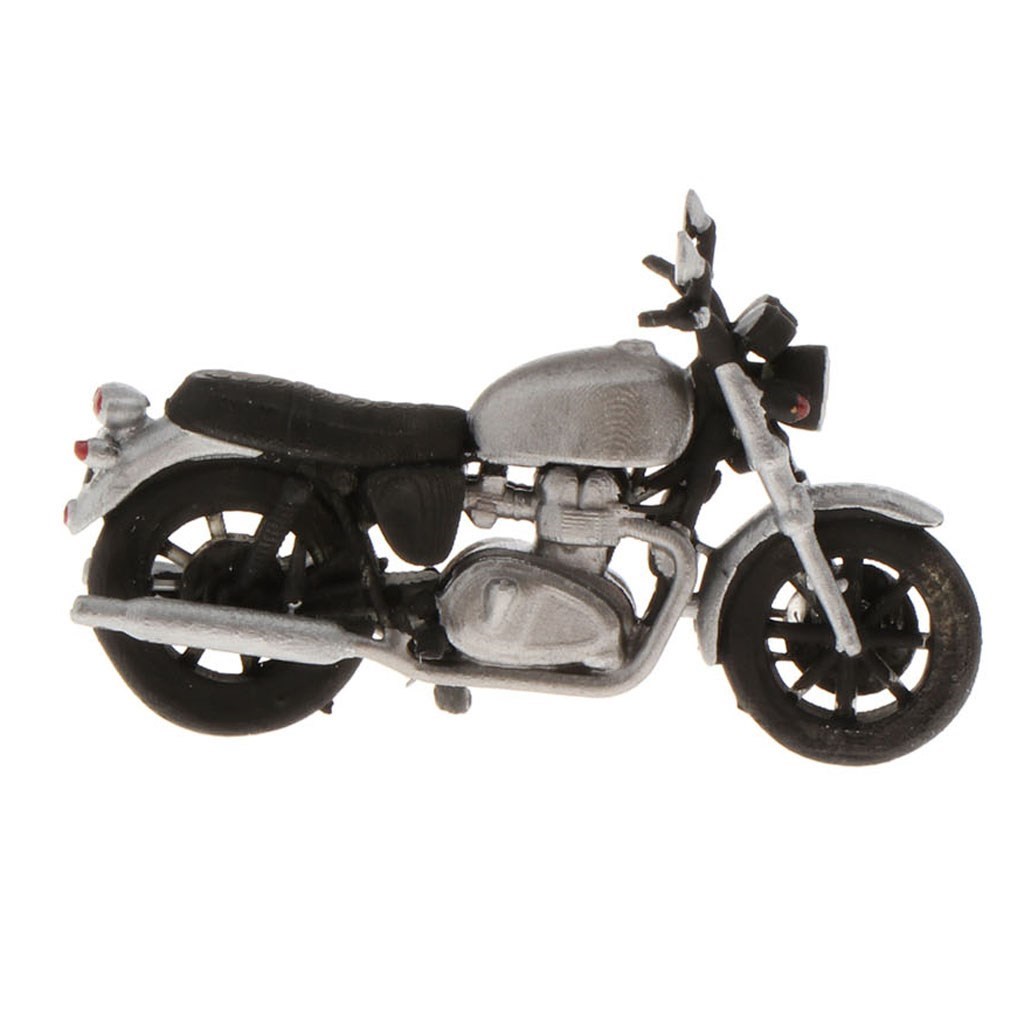 1pc 1/64 Figures Diorama Scene Model Motorcycle Painted 1/64