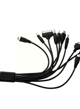 Cable de línea de datos 10 en 1 para teléfono móvil Andro