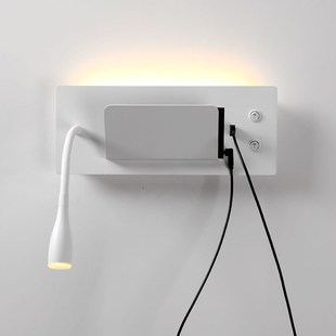 Wall lamp bedside lamp reading lamp with switch mobile phone