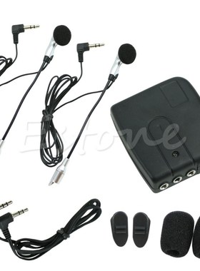 Motorbike Motorcycle Helmet 2-way Intercom Headset Communica