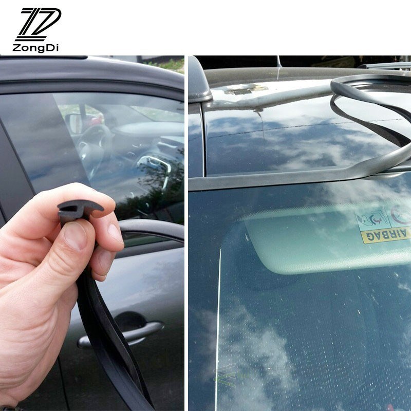 Car Front Windshield Panel Ageing Rubber Seal Strip Sticker