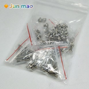 Flat Head Screw Nut 130pcs Round