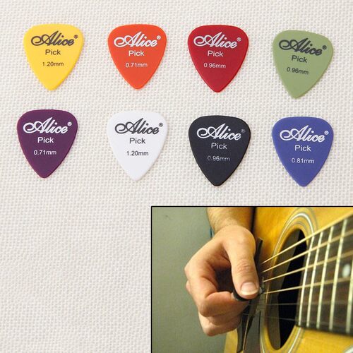 50Pcs Acoustic Electric Guitar Pick Plectrum Plectra Various