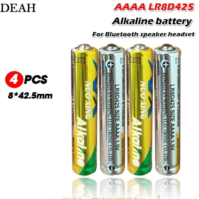 4pcs/lot 1.5V LR8D425 AAAA alkaline batteries primary batter
