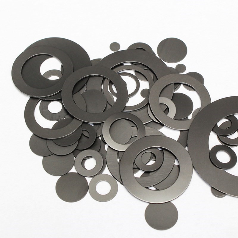 50pcs ID 6mm OD 11mm-15mm graphite black color nylon washers