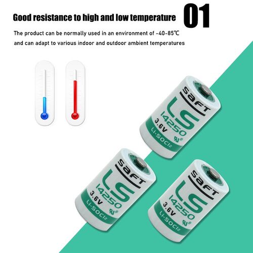 1pcs 3.6V SAFT 14250 LS14250 1/2 AA 1/2AA primary battery LS