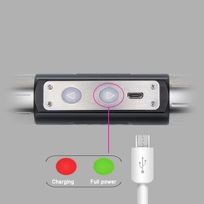 Four lights USB Rechargeable Expert Jade LEDs Gem Torch Jewe