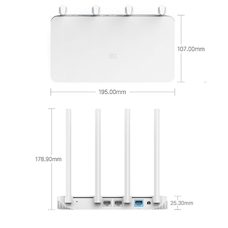 802.11AC High Power Wireless Smart 4G Modem Xiaomi WiFi Rout